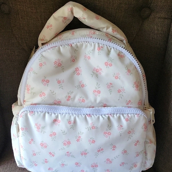 Flower Mini Backpack Puffy - Picture 1 of 5